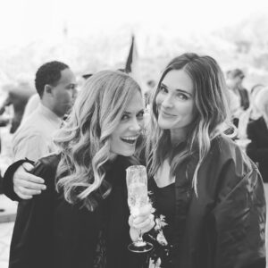 Bre Blair Instagram - DITTO love you @clairecoffee #Repost ・・・
The day I finally get to be on set with this angel baby is one worth celebrating - especially with saran-wrapped prop champagne. Love you @brabrabre 💕💕💕 @swatcbs 📷: @daniellissing