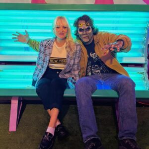 Brea Grant Instagram - I was lucky enough to get to see a screening of LISA FRANKENSTEIN as @clarkewolfe’s plus one. (I’m a great plus one - invite me anywhere. I take great photos of you and love the feee snacks.) 
It has been a long time since I laughed out loud in a theater and this one really got me. @zeldawilliams pink horror comedy delivers. Get ready to drool over the Edward Scissorhands production design. It was funny and heartfelt in all the ways I wanted. 

And for the love of comedy gods, let’s make more Diablo Cody movies! I missed seeing her dialogue on screen. Can all movies be written by her? I’m sure she’s busy but please.

Shout out to @horror.vixen for taking some of these!