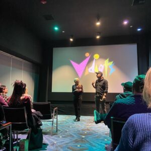 Brea Grant Instagram - @eddied4me and I did a little cast/crew screening at @vidiots for our short last week. 
Filmmakers! The microcinema at @vidiots is PERFECT for this. If you want to make sure your cast/crew/friends get to see what they made, would highly recommend booking this room!