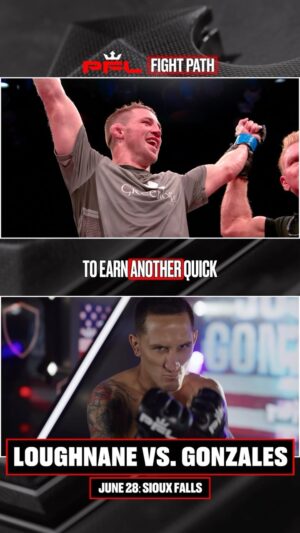 Brendan Loughnane Instagram - 𝗣𝗙𝗟 𝗙𝗜𝗚𝗛𝗧 𝗣𝗔𝗧𝗛: @brendanmma 

The 2022 PFL Featherweight World Champion continues his journey towards a second PFL World Title 🏆🏆

[#PFLRegularSeason | Fri, Jun 28th | 6pm ET on ESPN  | 10pm ET on ESPN ]