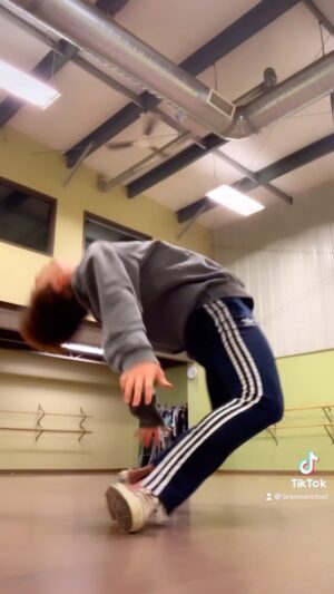 Brennan Clost Instagram - just finished teaching ballet and had to try this