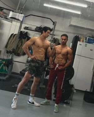 Brennan Mejia Instagram - Got a workout in before the season finale of our lives. 

The red to my blue, Aladdin to Shang, Link to Cloud (super smash,) etc etc, I’ve cherished our friendship over the years, my brother in Christ. I’m so excited for both of our new journeys, can’t wait to see what God has planned for you as a father figure. 

This photo is a reminder and to keep us accountable to keep active in our new seasons of life! 

Love you, homie! 

#broshi