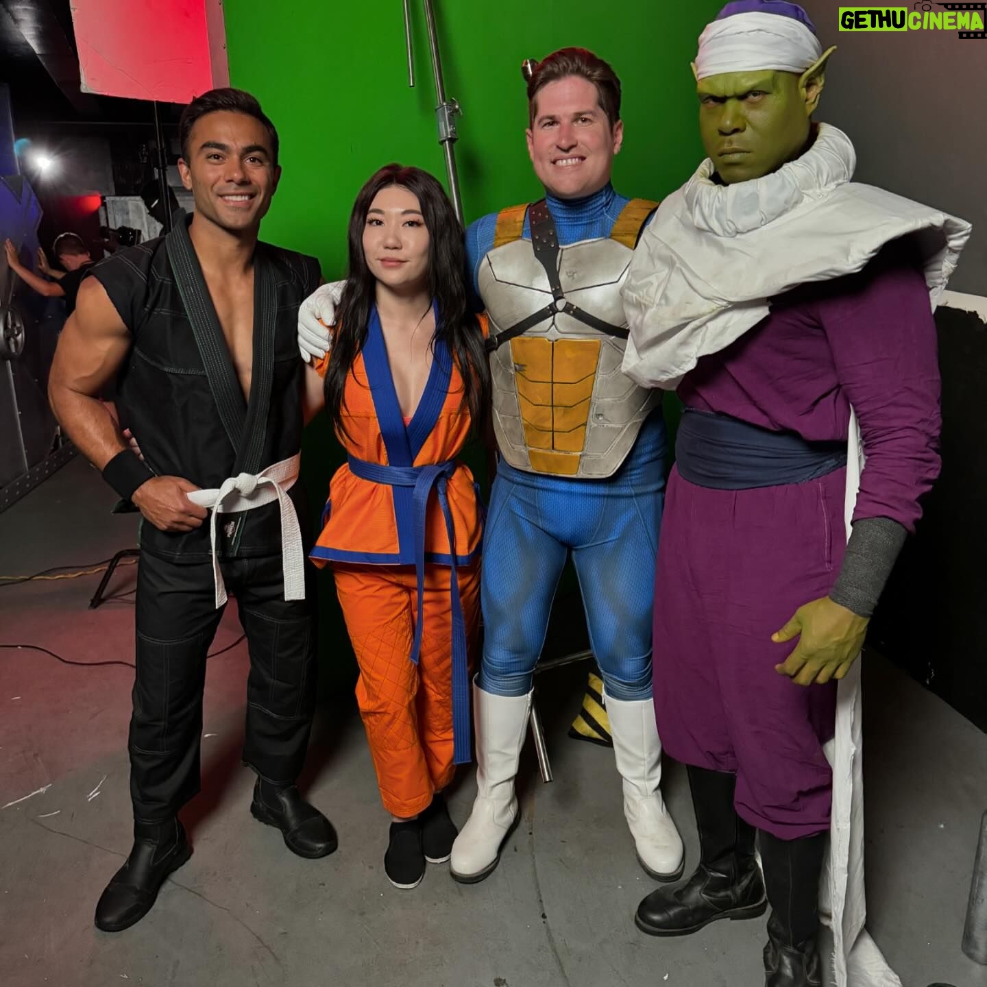 Brennan Mejia - 5.1K Likes - Cobra Kai vibes š
Thatās a wrap on ep 1 of Son of Trunks! Had a great time working with everyone! Thanks @colinkbass for bringing me on!