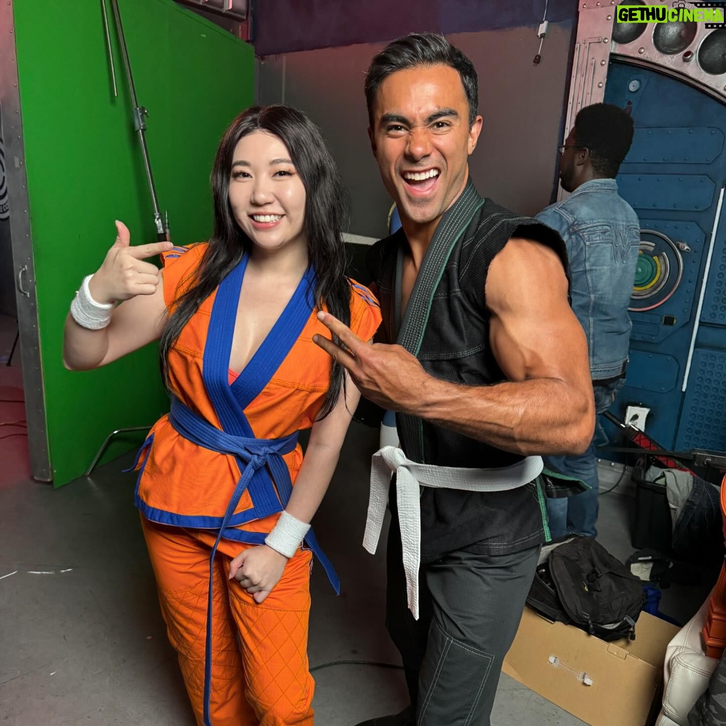 Brennan Mejia - 5.1K Likes - Cobra Kai vibes š
Thatās a wrap on ep 1 of Son of Trunks! Had a great time working with everyone! Thanks @colinkbass for bringing me on!