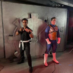 Brennan Mejia Instagram - Cobra Kai vibes 🐍

That’s a wrap on ep 1 of Son of Trunks! Had a great time working with everyone! Thanks @colinkbass for bringing me on!
