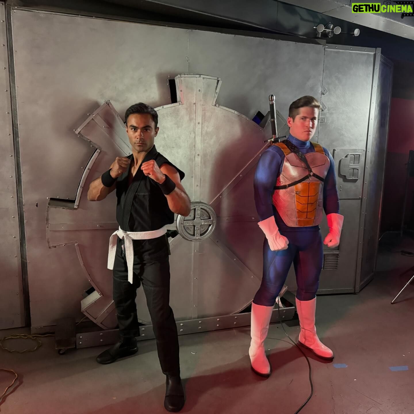 Brennan Mejia - 5.1K Likes - Cobra Kai vibes š
Thatās a wrap on ep 1 of Son of Trunks! Had a great time working with everyone! Thanks @colinkbass for bringing me on!