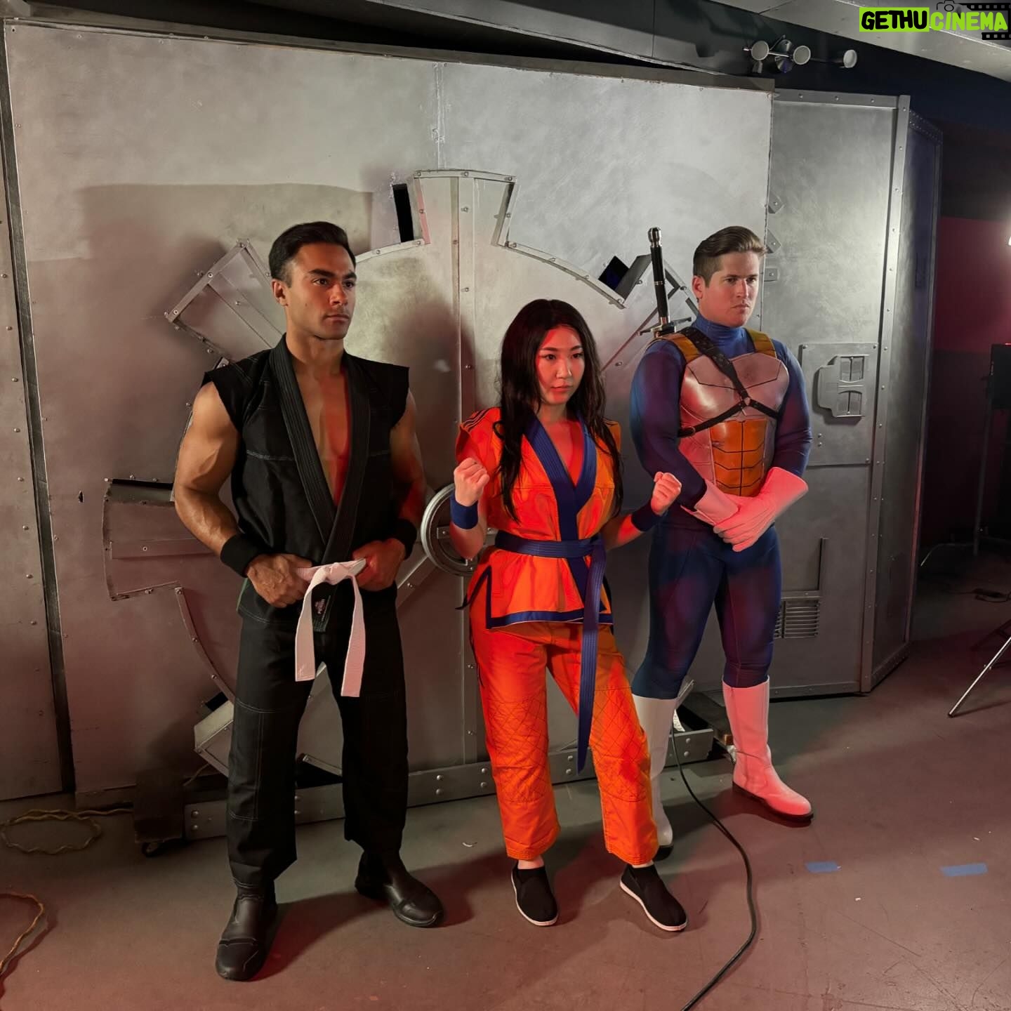 Brennan Mejia - 5.1K Likes - Cobra Kai vibes š
Thatās a wrap on ep 1 of Son of Trunks! Had a great time working with everyone! Thanks @colinkbass for bringing me on!