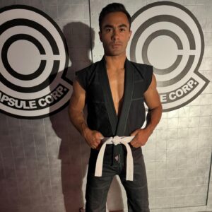 Brennan Mejia Instagram - Cobra Kai vibes 🐍

That’s a wrap on ep 1 of Son of Trunks! Had a great time working with everyone! Thanks @colinkbass for bringing me on!