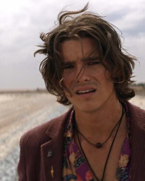 Brenton Thwaites Instagram - ‘I met a girl’ 
In select theatres today in the U.S. and Canada, and on demand. 
Had a blast shooting this one. 
(Aussie peeps: coming soon) 
Photo two: lost in desert losing hope in need of water and a hair cut. 
Three: @luke_eve directing me with a single hand iron man style. 
Four: pretending I’m a musician, and rockin’ out. $180 guitar sounded epic. 
Check it out if you want some Aussie love in your life right now.
💋🎸🥰