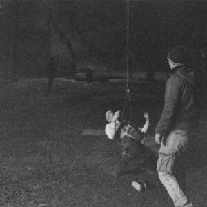 Brenton Thwaites Instagram - #ghostsofwar Premiers today. Avail on apple t.v. (Link in bio)
A few more B W filmies taken in the dark! 
1. Me in a beanie that my mum knitted.
2. Our tireless leader Eric Bress nailing it. 
3. The boys running to save me from supernatural thing. 
4. Hanging in there (getting dragged on wire by super natural thing). 
5. Also hanging in there
6. My daughter waking around set (creepiest photo ever!)