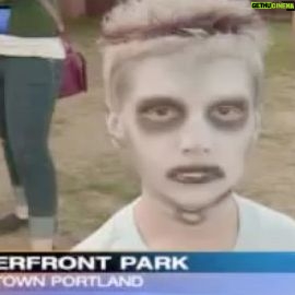 Brett Dier - 151.9K Likes - If anybody knows Jonathan the zombies Instagram or the news lady please send them over. (Swipe for original video 🐢🧟♂️) HAPPY HALLOWEEN!!