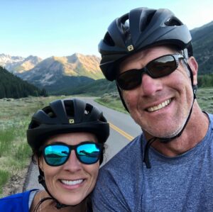 Brett Favre Instagram - Deanna and I enjoyed a beautiful ride through Colorado mountains 🚵🏻‍♀️🚵🏻‍♂️