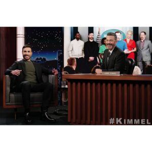 Brett Goldstein Instagram - Did far too much smiling at the @jimmykimmellive show, and annoyingly they seem to have captured it. Love this show, a real pleasure to get to go on it again! Watch tonight.... @JimmyKimmel #kimmel #ABC