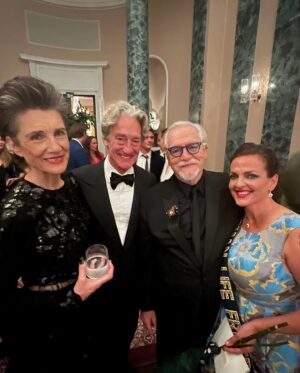 Brian Cox Instagram - Epic night  with my wife @nicole_ansari - well done Vogue and Steven Daldry and all the artists that made the evening so memorable. Thanks to my stylist @modur_style and @emmasleon for our Hair and Make up. Thanks to @dior @garrard @jimmychoo