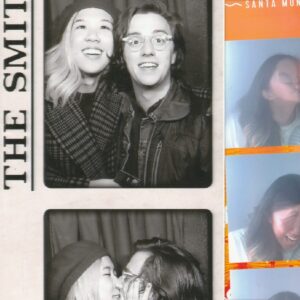 Brian David Gilbert Instagram - @thekarenhan makes sure we go into every photo booth we run across. it’s her birthday, and i’ve spent five birthdays with her, and we’ve taken lots and lots of these in that time. our fridge is covered in them. but it always feels special to take a photo booth photo. karen is really good at making my life feel special all the time, and we are really good at changing up our facial expressions in photo booths.