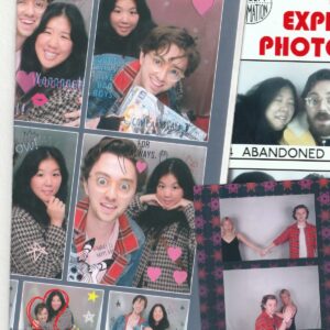 Brian David Gilbert Instagram - @thekarenhan makes sure we go into every photo booth we run across. it’s her birthday, and i’ve spent five birthdays with her, and we’ve taken lots and lots of these in that time. our fridge is covered in them. but it always feels special to take a photo booth photo. karen is really good at making my life feel special all the time, and we are really good at changing up our facial expressions in photo booths.