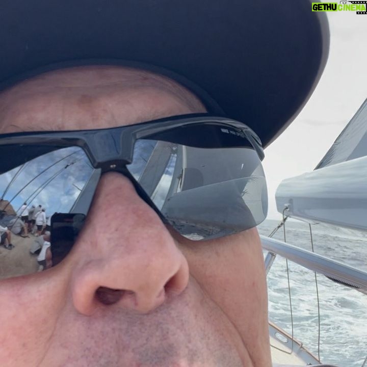 Brian Grazer - 1.2K Likes - Looks like Bob has a lot of confidence with me at the helm 💪🏼🌊 #stbarthregatta
Aquarius did go on to win the race! 🏆 (once I passed the wheel over!!)