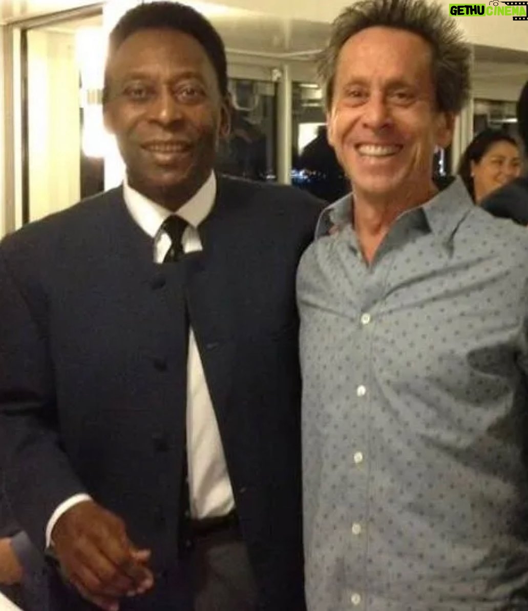 Brian Grazer - 1.9K Likes - About a decade ago, I had just finished dinner at Scott’s Restaurant in London. It was pretty late and there was only one other table left - to my surprise, it was Pele, the great soccer legend! Our eyes met so I decided to go up and introduce myself. He had just watched Apollo 13, and was excited to talk about the fact that it was a true story. Even though we had only known each other through reputation, after a few minutes, he asked me “Brian, would you tell my story?”
That conversation started a friendship. I was deeply honored to tell his story in Pele, the birth of a legend. He truly transcended his soccer abilities and talents, and led with something yet greater, he led with his soul. As a poor kid from the favelas, he and his friends called themselves “the shoeless ones” and used grapefruit and stuffed socks as a ball. His rise inspired people that anything is possible. I will miss you, great one. Rest in peace. #Pele #rippele