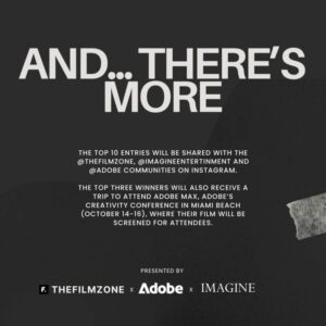 Brian Grazer Instagram - We have an incredible opportunity for you all, we are creating a short film festival for all filmmakers and creators looking to cross their short-form content over to longer formats! @ImagineEntertainment, @Adobe and @TheFilmZone are bringing you #FromMinutesToMovies 👏🏼

There’s no cost to enter, and there are no genre restrictions!

The first-place winner will receive development opportunities with Imagine Entertainment and mentorship from Adobe to transform their project into a full-length feature, documentary, or TV show for potential distribution. Additional awards include cash prizes, Adobe products, and a trip to attend Adobe MAX, Adobe’s creativity conference in Miami Beach (October 14-16), where their film will be screened for attendees.

Submissions are now open. All info can be found at fromminutestomovies.com.