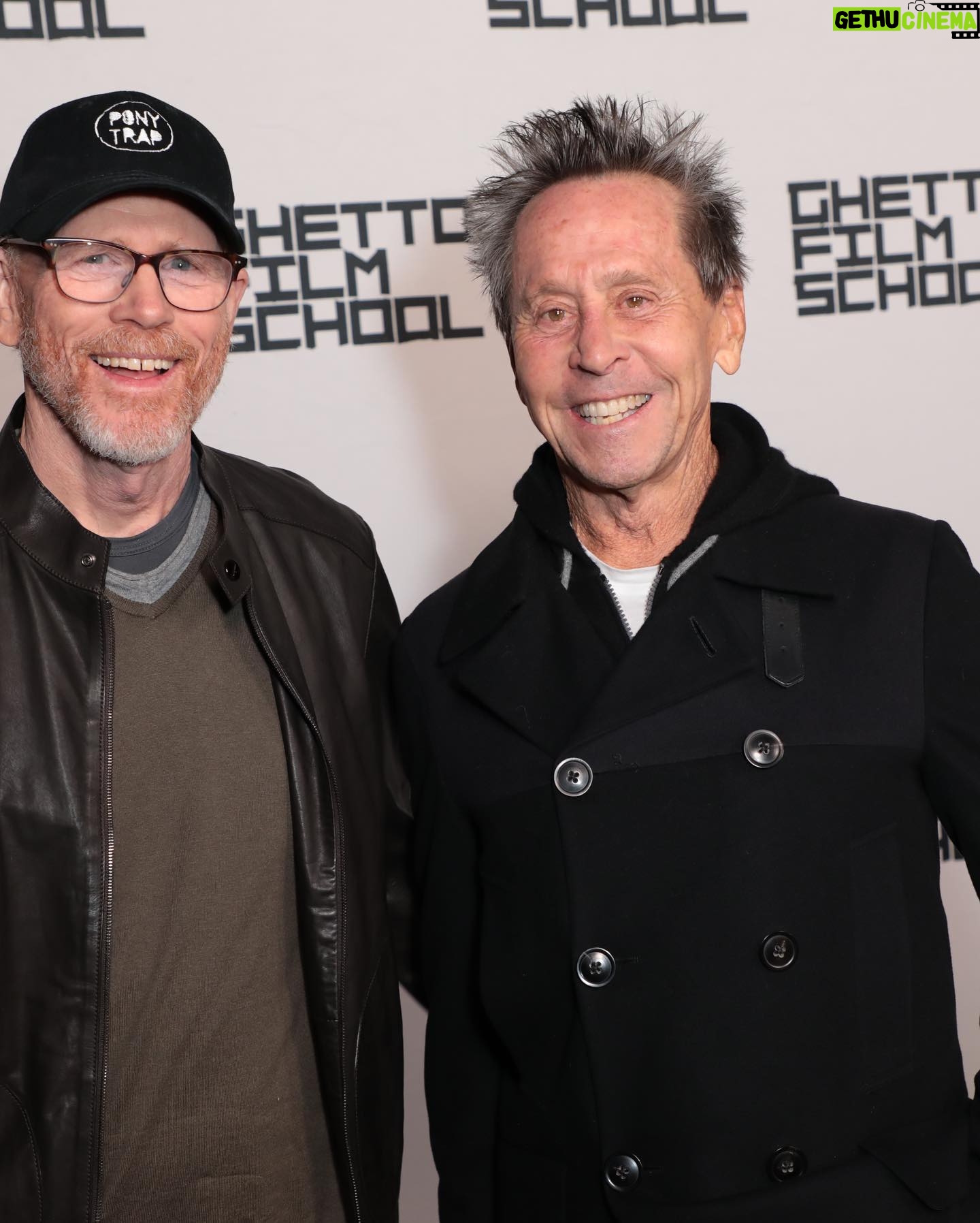 Brian Grazer - 1.2K Likes - We were so honored to host Ghetto Film School’s Annual Benefit at our home -
GFS was founded in 2000 to educate, develop and celebrate the next generation of great storytellers, a mission I deeply believe in.
They offer fellowships for high school students - who meet weekly for 2.5 years as they workshop their short films with guidance from top directors, writers & producers in Hollywood.
GFS then screens their films at prestigious venues, advises their college applications, and helps with internship placement at top creative companies and gives early career support.
This year the honorees were Natasha Lyonne, Keke Palmer and Steven Yuen
If this of interest, reach out and get involved! @ghettofilmschool @nlyonne @steveyeun @keke