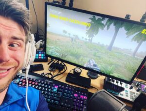 Brian Hanby Instagram - Face of a man that won a second game in a row in a Battle Royale that nobody remembers anymore or plays so might have just won in a lobby full of bots while being carried by his talented friend who did most of the work but still thinks it’s cool to let you guys know that he won so you think he’s a beast also yes that is my jizz face.