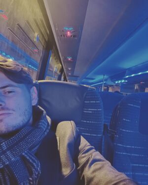 Brian Hanby Instagram - Just saying hi from Ireland. Riding on a bus which btw has Wi-Fi. Ireland is super fancy now guys!