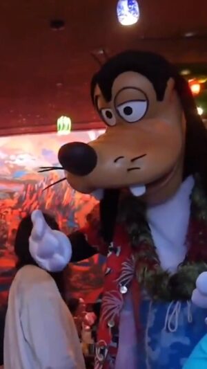 Brian Hull Instagram - Goofy Just Couldn't Handle It!! #disneyland #disneyworld #impressions #aulani #disney #goofy