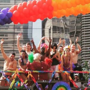 Brian J. Smith Instagram - HAPPY PRIDE!! Fondly remembering this magical moment from a few years ago in São Paulo. It was unreal. Sorry to be missing the fun in NYC, but wishing everyone there and around the world the best of prides. Love from Budapest!!