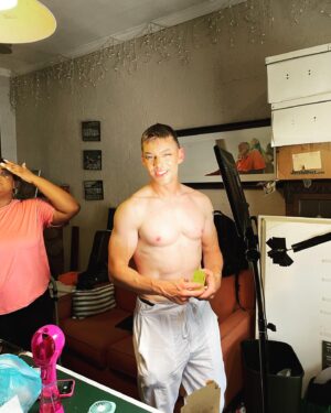 Brian J. Smith Instagram - Going out for a drag.