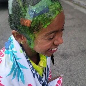 Brian J. White Instagram - I think @pauwhite and I enjoyed maybe Layla getting slimed even more than she did. 😊

Either way, it was BIG FUN for #LaylaSimone at the @nickelodeon #kidschoiceawards with some of her wonderful Diamonds teammates. 🏀 #Blessed 🙏🏾

SOOO SOOOO much SLIME! 

😁🤣😂👍🏾