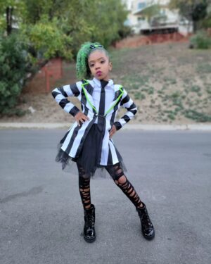 Brian J. White Instagram - Happy Halloween from Beetlejuice! 🎃👻😁

PS. 😢😭 at how grown our baby looks this year. 

This is 9. #LaylaSimone ❤️🙏🏾👍🏾