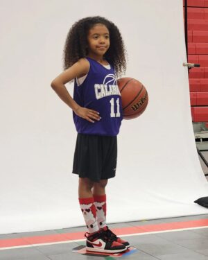 Brian J. White Instagram - Photo day for #BlackDiamonds #11 (L-Boogie chose #11 to be closest to GrandPa Jo Jo's Celtics #10). Loving the game and excited to be learning all about how teamwork makes our dreams work. 😁🏀💪🏾❤️🙏🏾👍🏾

#LaylaSimone