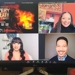 Brian J. White Instagram - Thank you @lifetimetv! 🙏🏾 

#EveryBreathSheTakes drops March 25th.

Executive Produced by & Starring THE @tamjones1! 💐😁👍🏾

With @jackeeharry, @tishacampbellmartin, @brooklynsudano   Co-Produced by and with @brianjwhite .