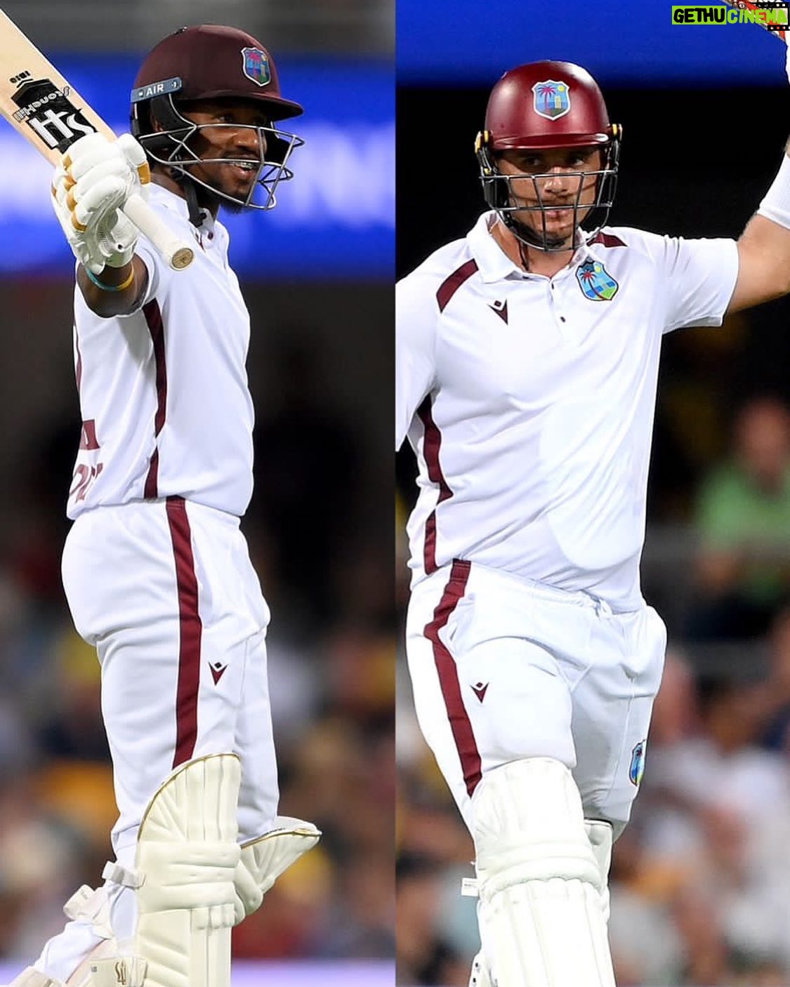 Brian Lara - 3 Likes - They both deserved 100s… @kavemhodge_22 @joshuadasilva08
What a wonderful feeling they gave me in the comps box and I am sure all West Indians that stayed up to watch must have been proud.
The talent is there, we just want to see more match awareness when the game is open and not when our backs are against the wall. A bit overcast today but we need to keep the Australians out there for another session.
Play well boys!!
.
#testcricket #whites