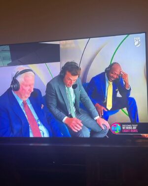 Brian Lara Instagram - I will cherish these pics forever!
Just left the shores of Australia and I’m already missing its beauty. 
This place continues to put a smile on my face whenever I am in town. Great nation, sports loving people and a landscape second to none. On this occasion though I left with my heart filled with joy after watching a very young and inexperienced West Indies team battle against the world champions, producing one of the greatest upsets in world sport. The pic above is just to say how happy I am that two of our greatest cricketing legends got the opportunity to turn on their TVs and watch such remarkable feat by our boys. They are the founding members of our proud cricketing history.
Pat and Kraigg, your respective team members thank you for a memorable 2 Test series that we all now wish we had a decider. One quiet man in the background I want to big up is coach @andrencoley thank you for the belief you always had in the boys. 
@foxsports thank you for the opportunity to work with some really brilliant people. 
.
Till next time OZ.