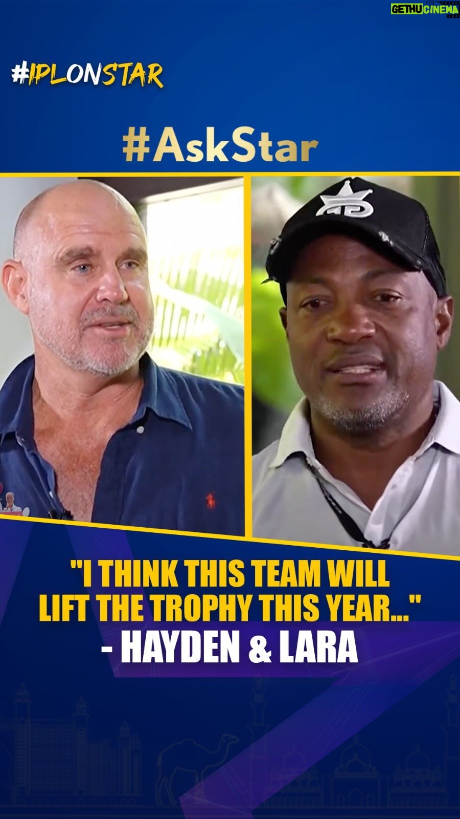 Brian Lara - 3.7K Likes - Watch #MatthewHayden & #BrianLara as they choose their IPL-winning teams! 👀🏆
Get expert analysis from the ‘Incredible StarCast’ throughout #IPL2024!
Watch the full episode on our YT channel.
📺 | #CSKvRR | TODAY, 6:30 PM | #IPLOnStar