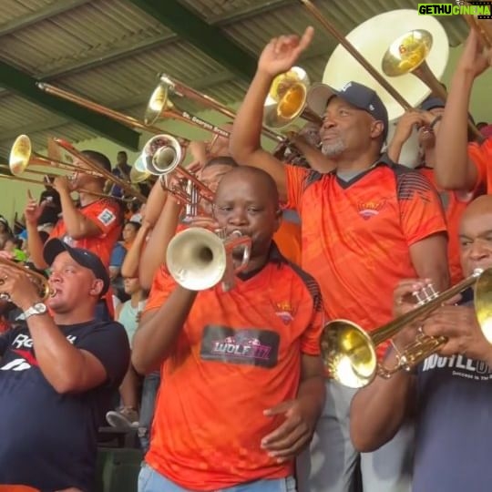 Brian Lara - 19.8K Likes - St. George's Park's vibe approved by @brianlaraofficial himself 🎷🧡
#SEC #SunrisersEasternCape #SECvJSK #SA20 #PlayWithFire