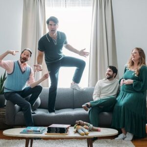 Brian Patrick Flynn Instagram - Welcome to Week 40 here in St. Louis where we’re all losing our damn minds on Project Babywatch. Two birthing center check-ins, six days and one solar eclipse later, we’re not above throwing our own cute little Eviction Notice Party to kick things into high gear. Also major shout out to Marissa @thebellybud and any person who’s ever gone through pregnancy and childbirth before because the physical and mental gymnastics on those carrying are nine million times harder than any movie or TV show could ever convey. 📸 @kellychristinephoto @kellychristinesutton @hgsmith6