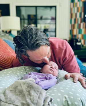 Brian Patrick Flynn Instagram - FORTY EIGHT. Hands down, best birthday ever…particularly having a happy, healthy kid just one week prior. In a bittersweet yet poetically beautiful twist of events, our little rescue dog of 16 years, Gidget, said goodbye to us just two days after we returned home with our sleepy little newborn. [swipe through carousel] Glass half full: this afforded 🐾 and 🍼48 hours to briefly get to know one another. In a way, kind of an additional little birthday gift. Hello 48, please go slowly as the big Five Zero feels like it’s staring me down, and I still have no idea how to tie a necktie, grill a steak, or change a flat tire. 📸 @zekeruelas @hgsmith6