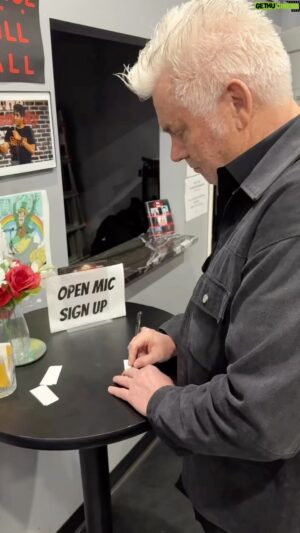 Brian Regan Instagram - Signing up for the open mic at @thecomedyclubkc …