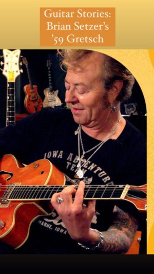Brian Setzer Instagram - Brian Setzer—and his epic guitar collection—have stories to tell... Watch the full video on Reverb via the link in our bio! Then, listen to The Devil Always Collects and check @briansetzer59’s website for all the dates on the forthcoming Rockabilly Riot! tour.
.
.
.
#briansetzer #rockabillyriot #reverb #gretsch6120 #chetatkins #rockabilly