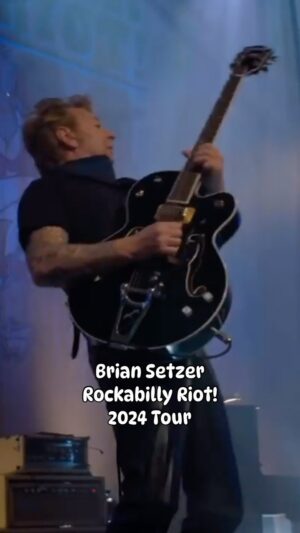 Brian Setzer Instagram - Brian hits the road next month! Tickets on sale now 🔥💥