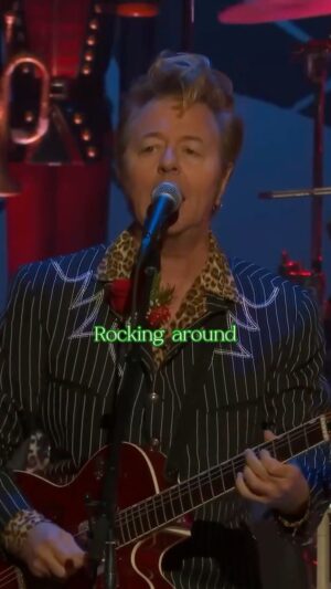 Brian Setzer Instagram - Who’s got their trees up and ready to rock?! 🎄 #christmas #christmasmusic #xmas #christmastree