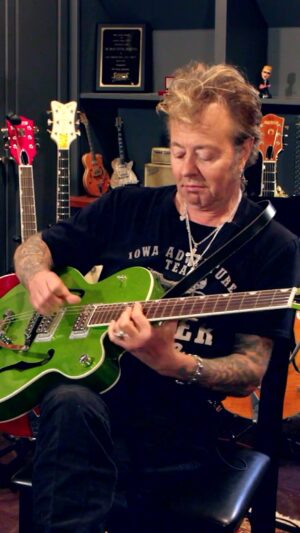 Brian Setzer Instagram - In celebration of Brian Setzer’s new album “The Devil Always Collects,” we caught up with him to discuss his Signature Hot Rod. Listen to it at the link in bio. ⁠
⁠
Make sure to follow Brian and Gretsch to learn how you can win one of his signature guitars in the coming weeks!