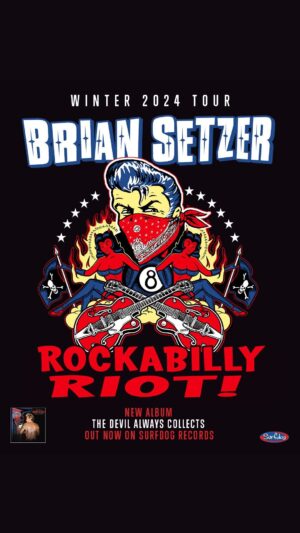 Brian Setzer Instagram - Who’s gonna be rocking fishnet stockings out to Brian’s tour, starting this Saturday in California?!