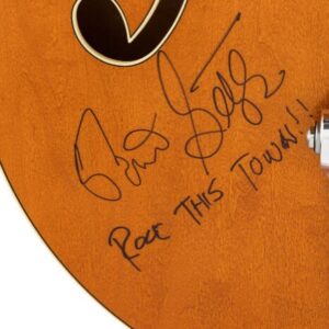 Brian Setzer Instagram - 🎸💥 Brian Setzer signed 2023 Gretsch 6120 “Smoke" is currently up for charity auction through @hertiageauctions . All profits from the auction will benefit The Crossroads Centre at Antigua, a treatment and education facility founded by Eric Clapton for chemically dependent persons @heritageauctions @crossroadsantigua @ericclapton