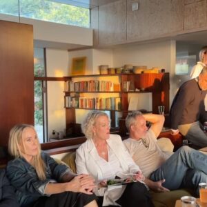 Briana Lane Instagram - This week @mrjcgabel and I hosted a Q and A with our architecture community here in LA about Thom Andersen’s next documentary Schindler vs Neutra co-directed by @davidas. We had the best view in LA thanks to @johnmarkhorton, ate Viennese desserts and got to see a rocket launch. And in the world of beautiful coincidences, John’s favorite doc was Los Angeles Plays Itself. When I told him I’d be working on Thom’s next film, he said “I think this might be the coolest thing you’ve ever done.” To all of the LA nostalgia loving hearts out there, this one’s for you.