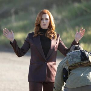Bridget Regan Instagram - Run Monica, run.

Thank you, @therookieabc family.  I love this smug bish. All episodes on @hulu. 

Costumes @costumesjulia @derya_was_here 
Hair @ainifer @i_hearttasha 
Face @fionadis @makeupbydevan 

#therookie 

Thank you @bridgetupdates for the 📸
