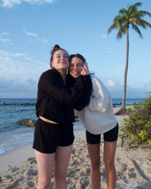 Brit MacRae Instagram - Between two palms 

HAPPY BIRTHDAY TO MY LITERAL DAY ONE (last slide) @simplychelsetta 💕🎉