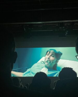 Brit MacRae Instagram - “Dysmorphia” hit the big screen last night!! Thank you @hollyshorts for having us & to @amygeist_la for being the best director a girl could ask for. 

Such an important an important story. Such a wicked genre. 

Toronto friends - our film will be coming to Carlton Cinemas (downtown TO) in May for a festival, will drop deets soon. ❤️